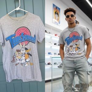 Space Jam Tune Squad T-Shirt Looney Tunes Bugs Taz Daffy Vintage Style Tee S